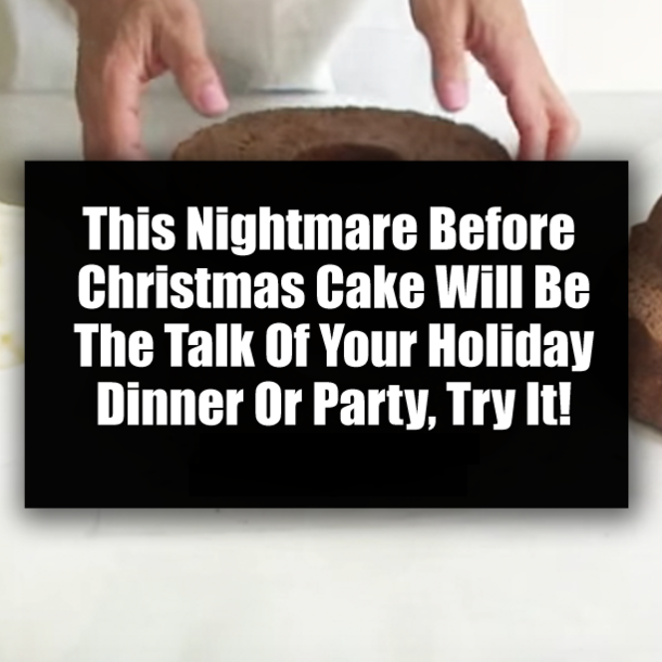 This Nightmare Before Christmas Cake Will Be The Talk Of Your Holiday Dinner Or Party, Try It!