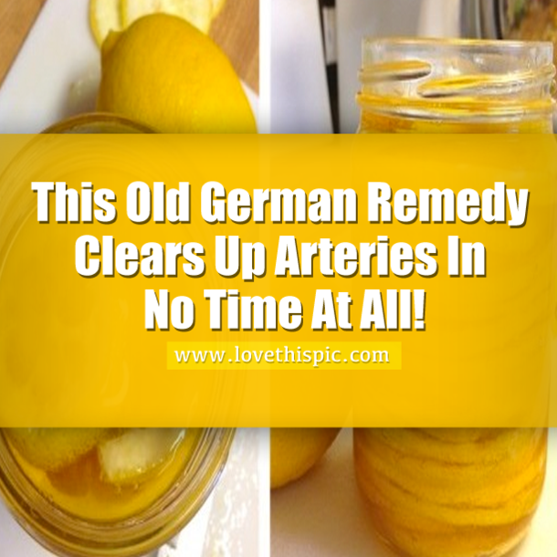 This Old German Remedy Clears Up Arteries In No Time At All!