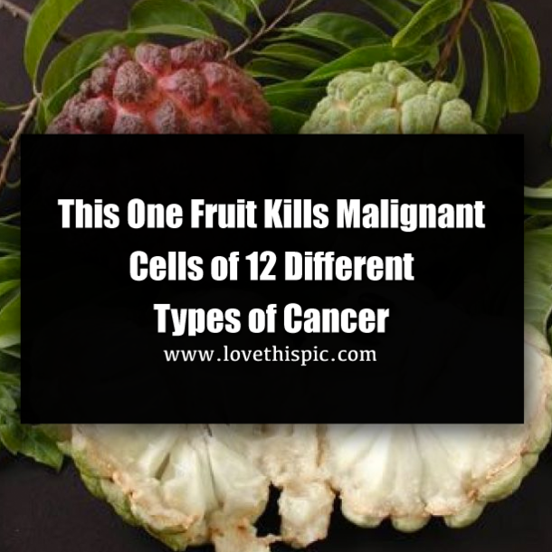 This One Fruit Kills Malignant Cells of 12 Different Types of Cancer