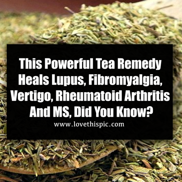 This Powerful Tea Remedy Heals Lupus, Fibromyalgia, Vertigo, Rheumatoid Arthritis And MS, Did You Know?