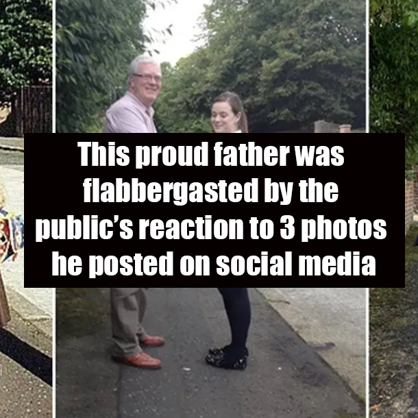 This proud father was flabbergasted by the public’s reaction to 3 photos he posted on social media