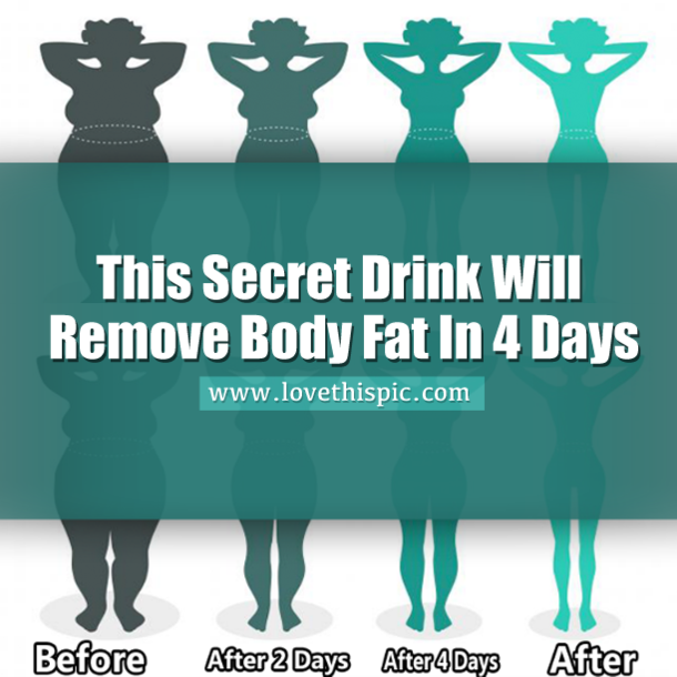 This Secret Drink Will Remove Body Fat In 4 Days