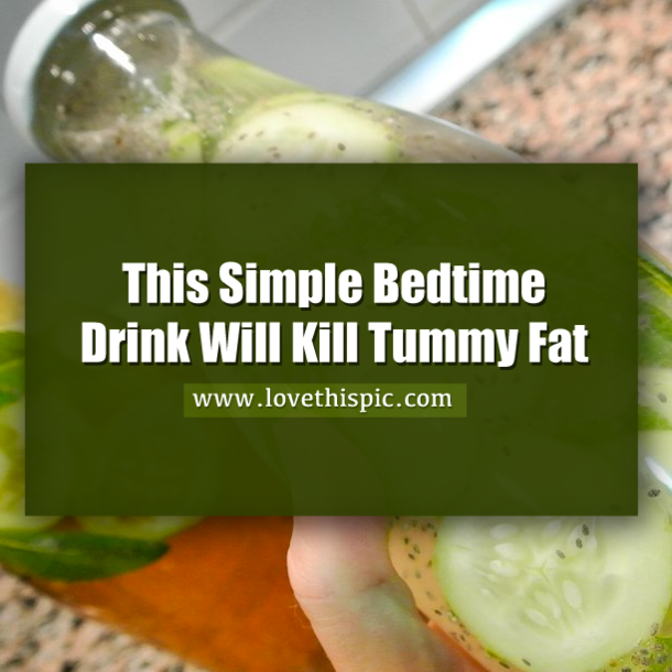 This Simple Bedtime Drink Will Kill Tummy Fat