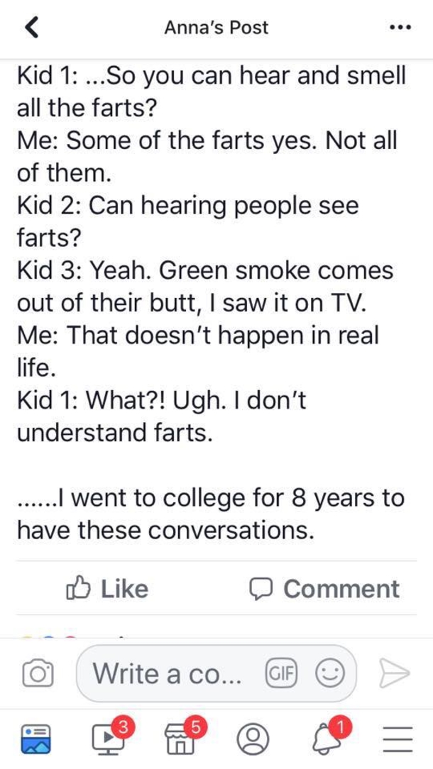 This Teacher Had To Tell Her Deaf Students That People Can Hear Farts. Their Reaction Was Hilarious. - picture 5