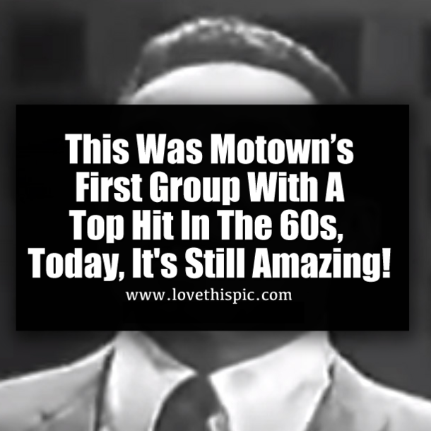 This Was Motown’s First Group With A Top Hit In The 60s, Today, It's Still Amazing!