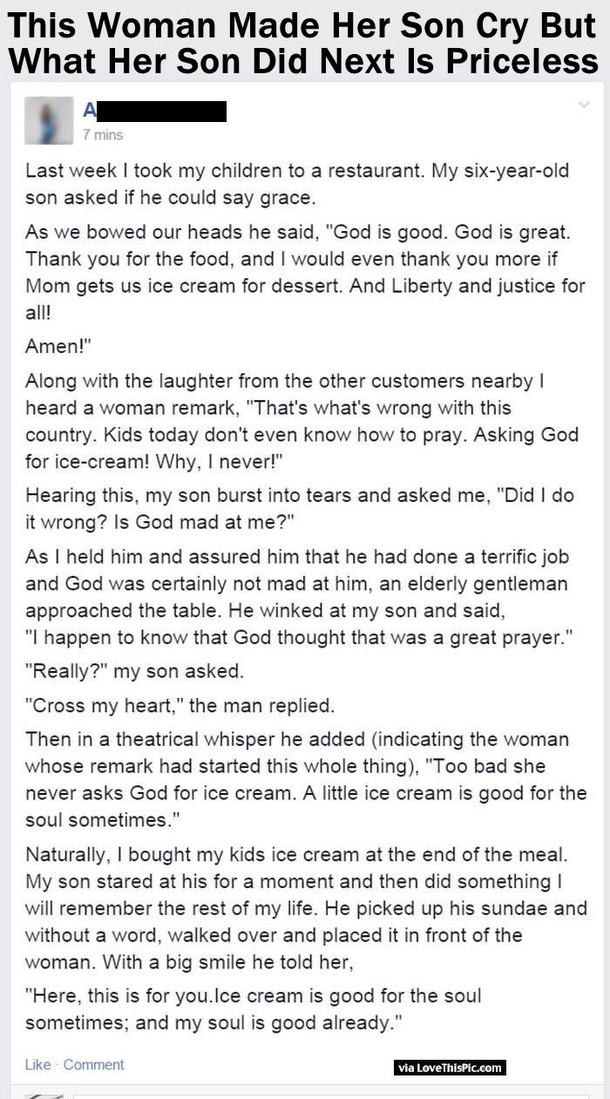 This Woman Made Her Son Cry But What Her Son Did Next Is Priceless