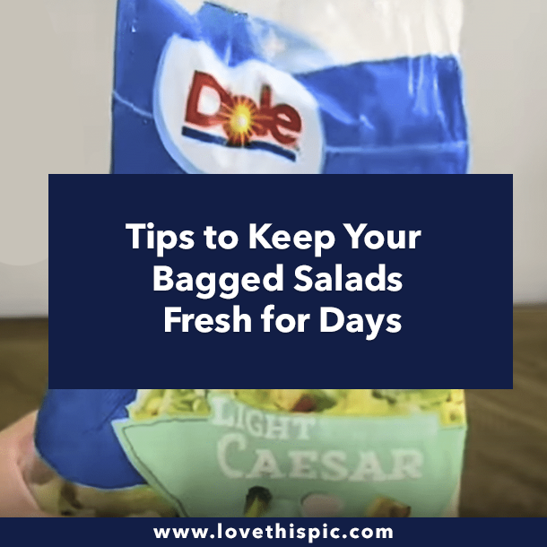 Tips to Keep Your Bagged Salads Fresh for Days