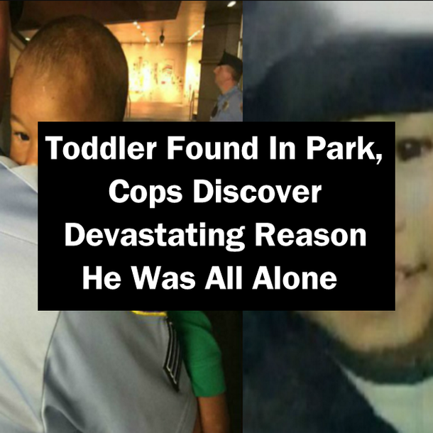 Toddler Found In Park, Cops Discover Devastating Reason He Was All Alone
