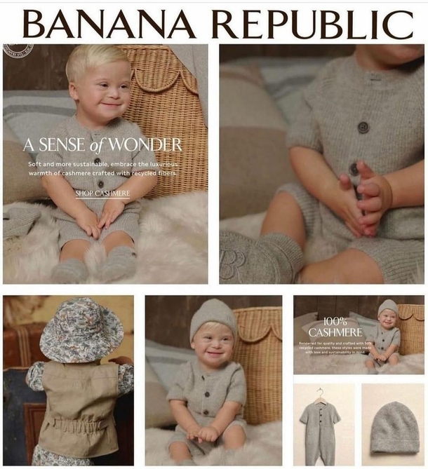 Toddler with Down syndrome becomes model in ad for Banana Republic’s new baby collection - picture 2
