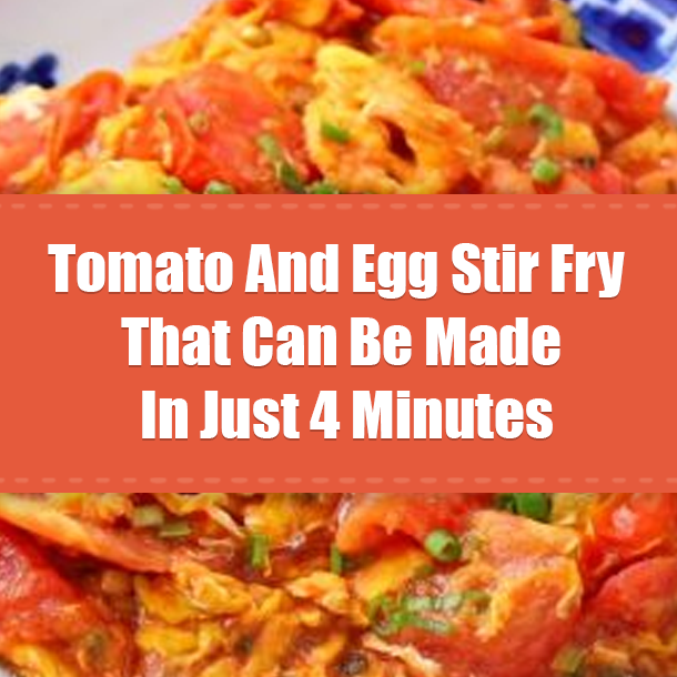 Tomato And Egg Stir Fry That Can Be Made In Just 4 Minutes