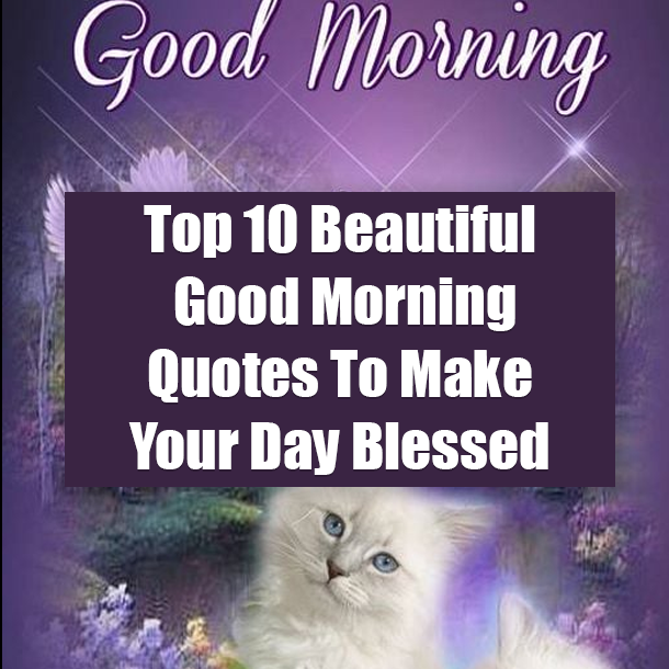 Top 10 Beautiful Good Morning Quotes To Make Your Day Blessed