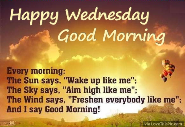 Top 20 Good Morning Wednesday Quotes - picture 7