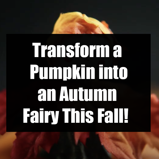 Transform a Pumpkin into an Autumn Fairy This Fall!
