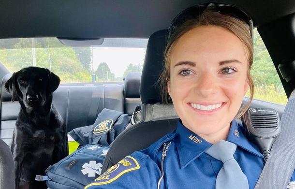 Trooper gets a call about an abandoned dog, ends up adopting him - picture 2