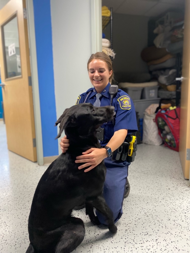 Trooper gets a call about an abandoned dog, ends up adopting him - picture 4