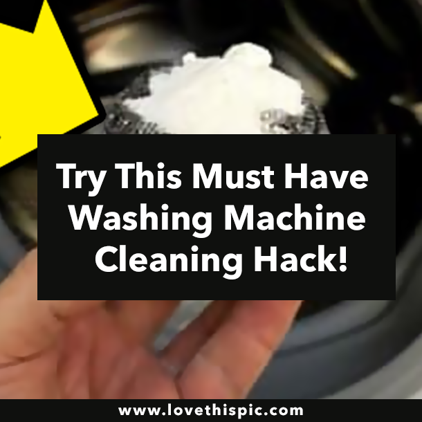 Try This Must Have Washing Machine Cleaning Hack!