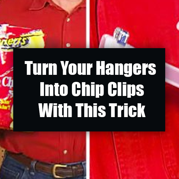 Turn Your Hangers Into Chip Clips With This Trick