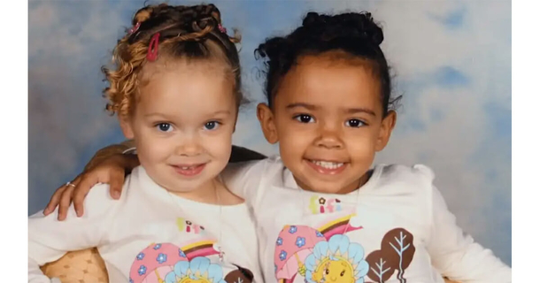 Twin girls have different skin tones, so teachers accuse their Mother of lying about them being sisters - picture 5