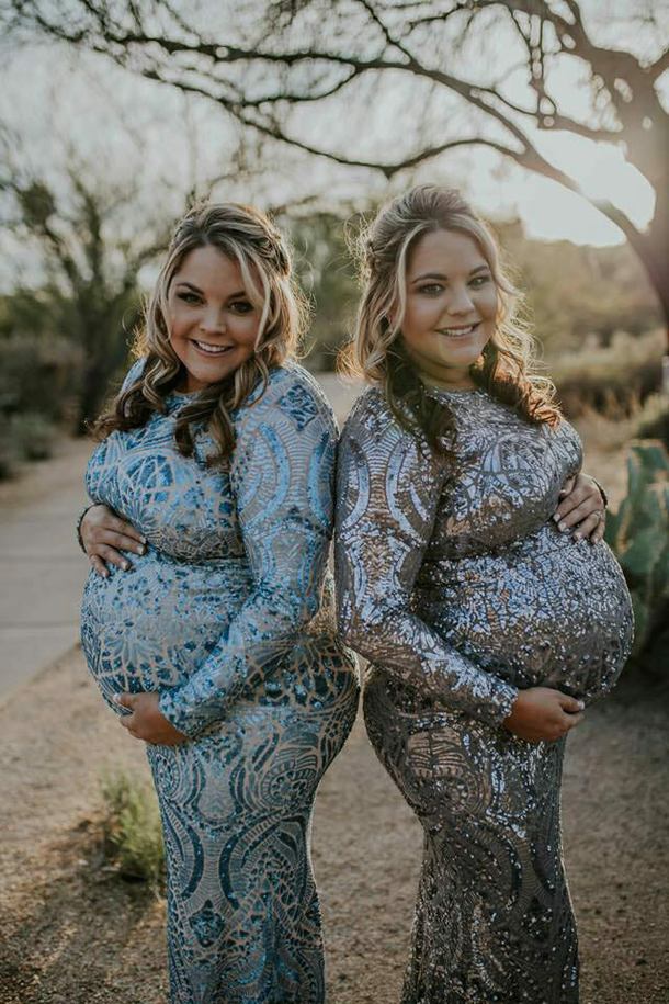 Twin sisters give birth on the same day at the same hospital, what a miracle! - picture 5