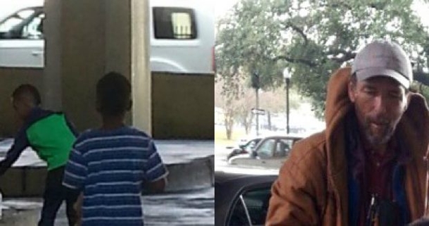 Two Black Kids Hand White Guys A Sack, Then He Sees What’s Written On It - picture 2
