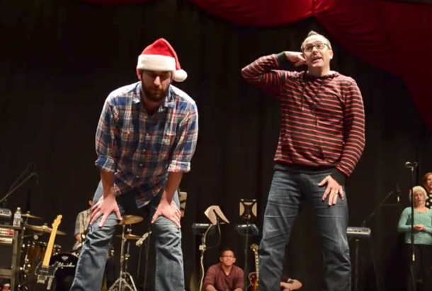 Two Guys From The Same Church Perform Christmas Skit, Their Twist Onstage Has Everyone In Laughter - picture 3
