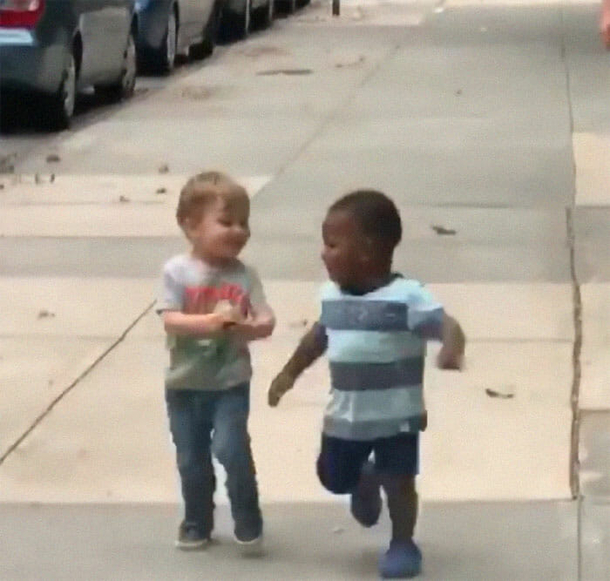 Two Toddler friends hug like they haven’t seen each other in years – when it’s actually only been 2 days - picture 3