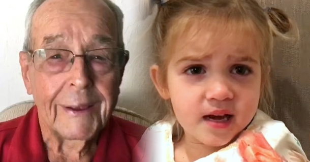 Two-year-old girl calls Grandpa to talk and the conversation turns funny when Grandpa brings up golf - picture 2