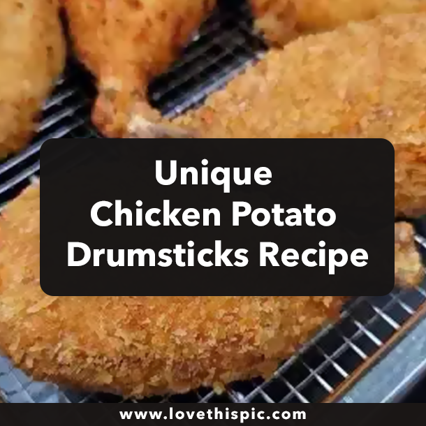 Unique Chicken Potato Drumsticks Recipe