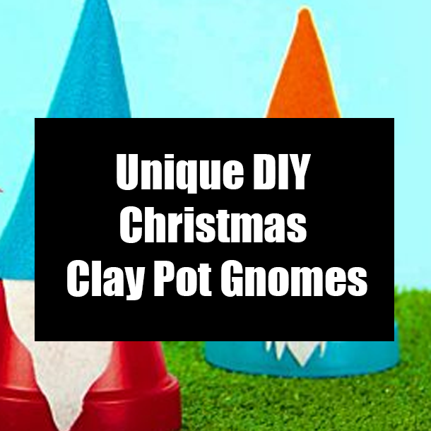 Unique DIY Christmas Clay Pot Gnomes
