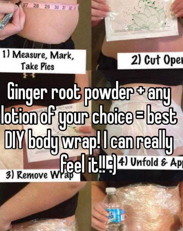 Use This Ginger Coated Stomach Wrap To Reduce Your Waistline Overnight! - picture 2