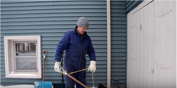 Using This Man's Clever Rope Hack, Shoveling Snow Will Be No Issue This Winter - picture 2