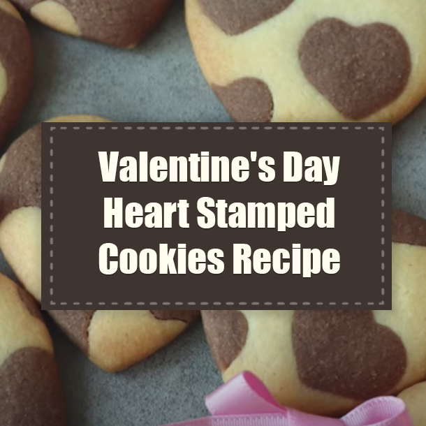 Valentine's Day Heart Stamped Cookies Recipe