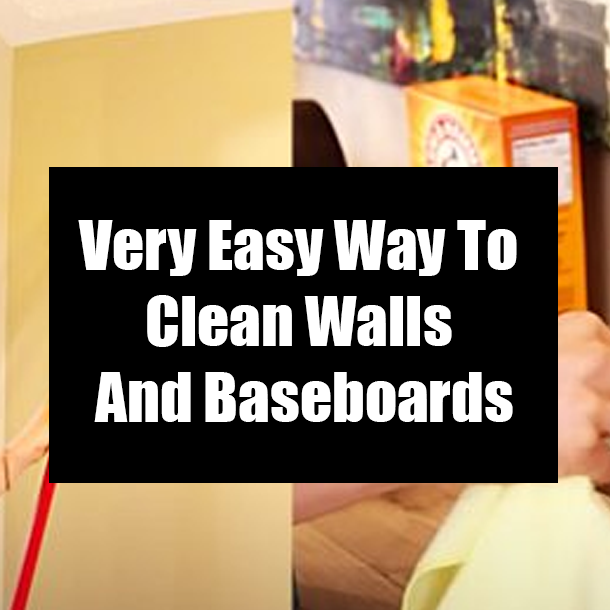 Very Easy Way To Clean Walls And Baseboards