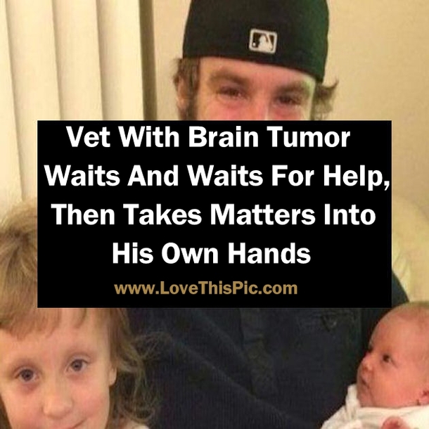 Vet With Brain Tumor Waits And Waits For Help, Then Takes Matters Into His Own Hands