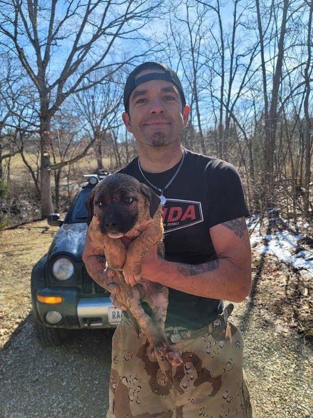 Veteran scales 100-foot cliff to rescue puppy trapped in ravine - picture 2