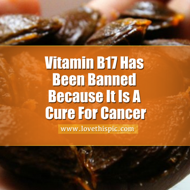 Vitamin B17 Has Been Banned Because It Is A Cure For Cancer