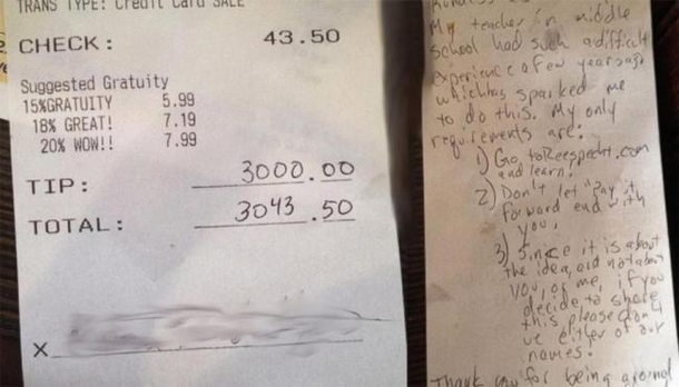 Waitress Receives A $3000 Tip - But She Has To Fulfill These 3 Conditions First - picture 3