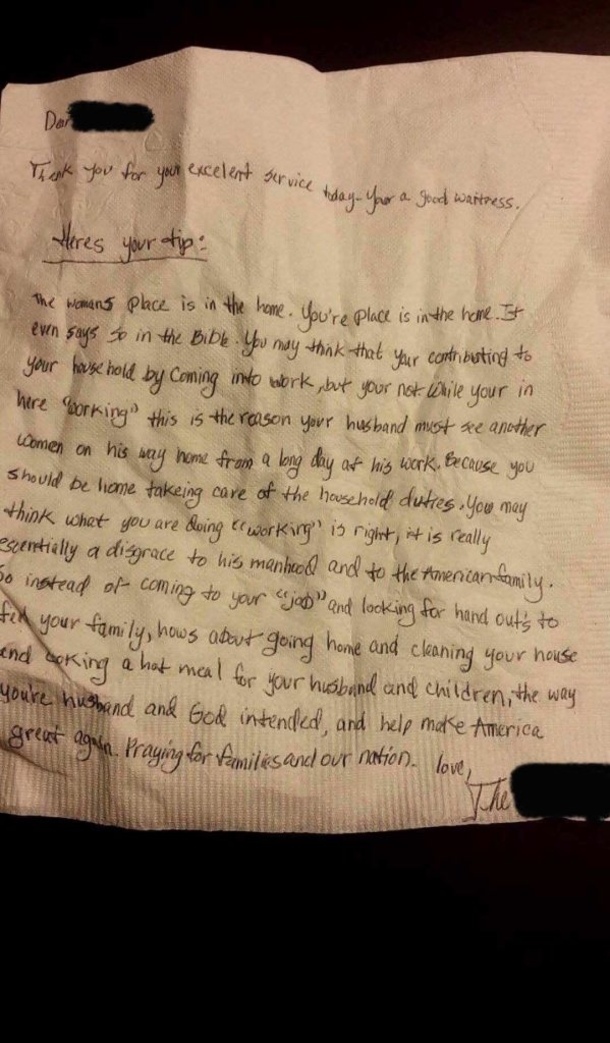 Waitress Sees Note On Table As Patrons Leave, Floored By ‘Tip’ Left Behind - picture 3