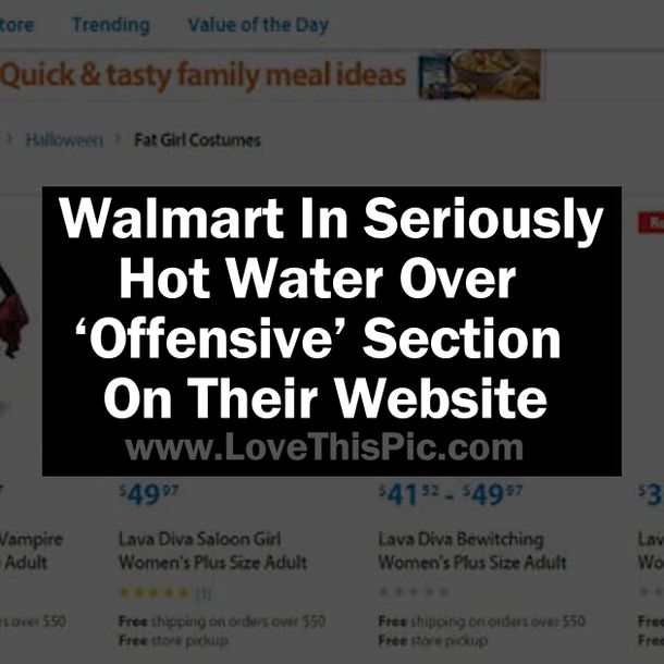 Walmart In Seriously Hot Water Over ‘Offensive’ Section On Their Website