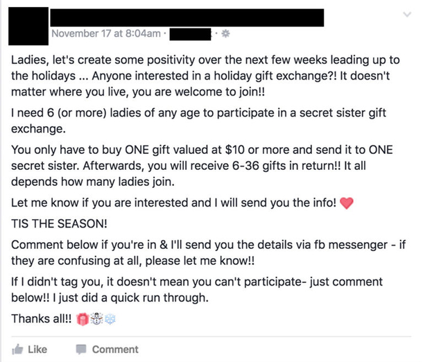 WARNING! Please don't fall for the "Holiday Wine Bottle Exchange!" It's a SCAM! - picture 3