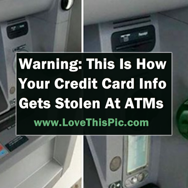 Warning: This Is How Your Credit Card Info Gets Stolen At ATMs