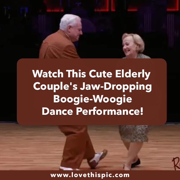 Watch This Cute Elderly Couple's Jaw-Dropping Boogie-Woogie Dance Performance!