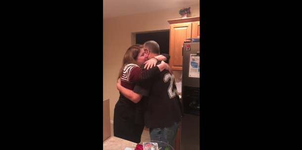 Watch This Husband Burst Into Tears When His Wife Surprises Him With The Ultimate Christmas Gift - picture 4