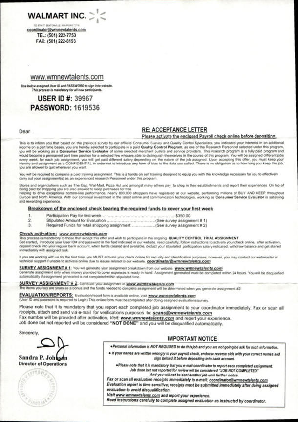 Watch Your Mail Carefully, If You See A Check Like This From Walmart, Here’s What It Means - picture 3