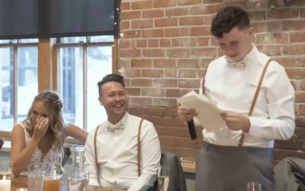 Wedding guests were moved to tears by the heartfelt best man speech delivered by the groom’s younger brother who has autism. - picture 3