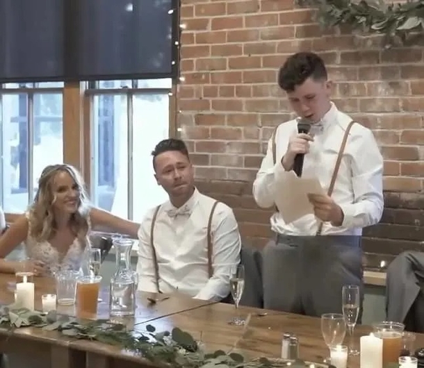 Wedding guests were moved to tears by the heartfelt best man speech delivered by the groom’s younger brother who has autism. - picture 4