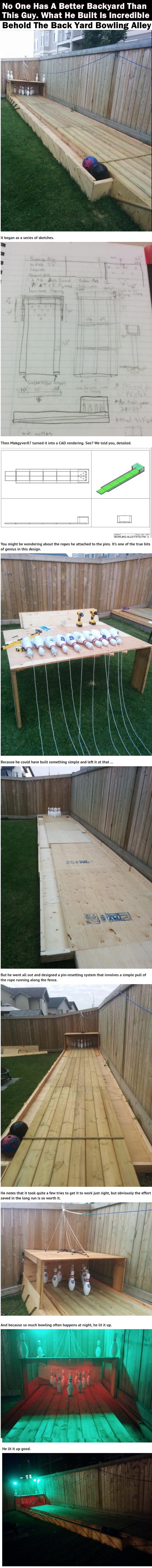 What This Guy Built In His Backyard Is Incredible. All Of The Neighbors Are Jealous Of THIS...