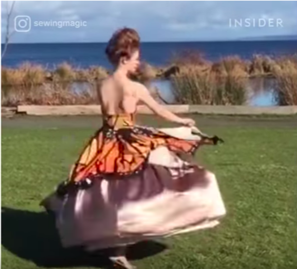 When I Heard Of This Dress She Created, I Was Intrigued, When She Spins Around, I Gasped - picture 5