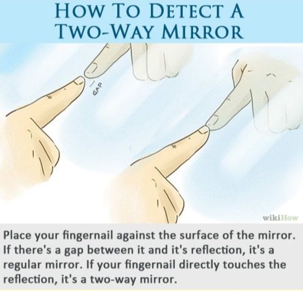 When She Uses The Public Restroom, She Presses The Mirror, The Reason? Be Warned! - picture 3