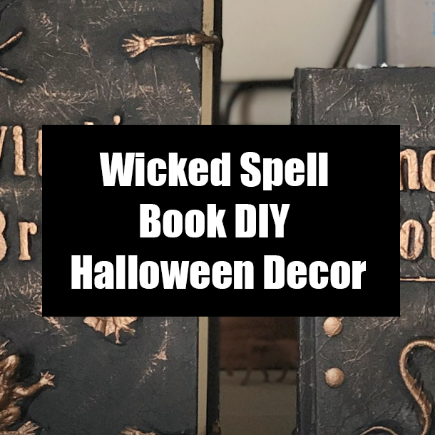 Wicked Spell Book DIY Halloween Decor